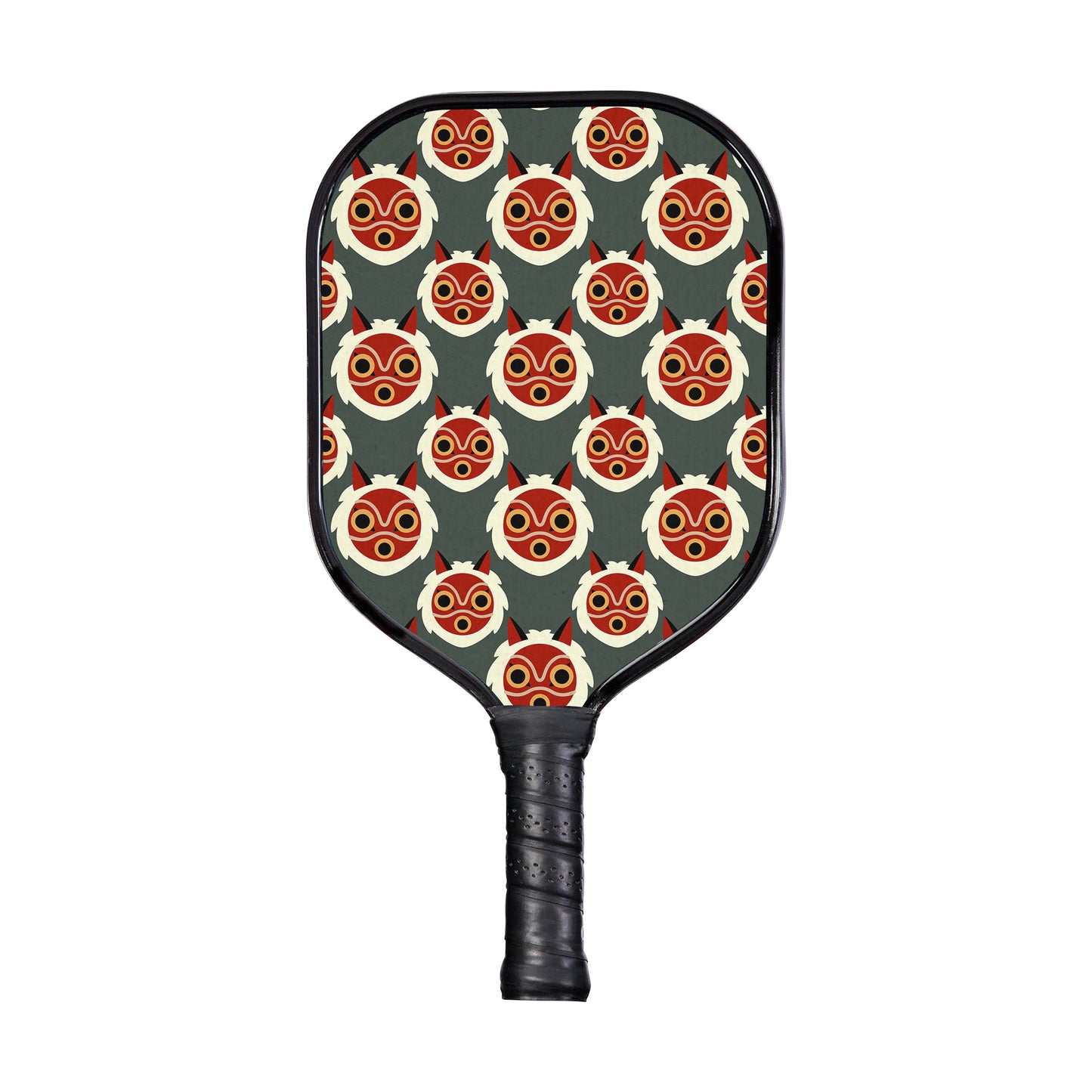 Custom Hime_s Mask Princess Mononoke Pickleball Paddle