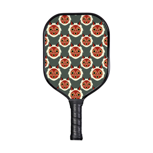 Custom Hime_s Mask Princess Mononoke Pickleball Paddle