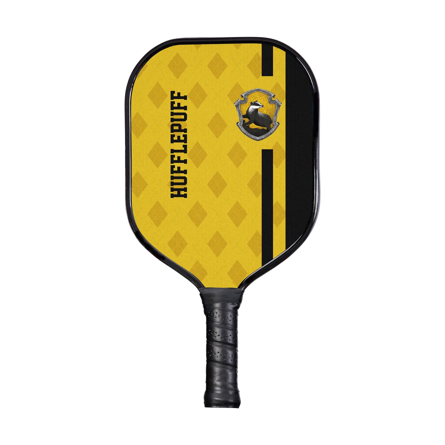 Custom Hufflepuff Harry Potter Pickleball Paddle