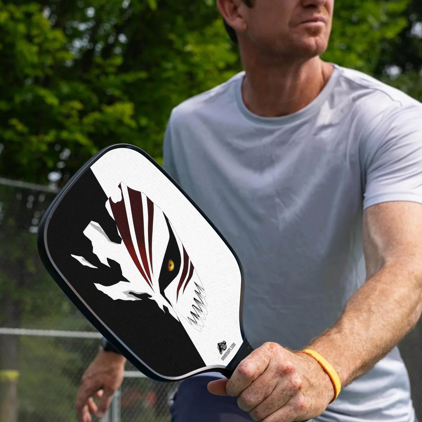 Custom Ichigo Hollow Mask Bleach Pickleball Paddle