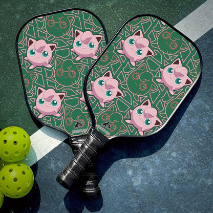 Custom Jigglypuff Pokemon Pickleball Paddle