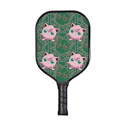 Custom Jigglypuff Pokemon Pickleball Paddle