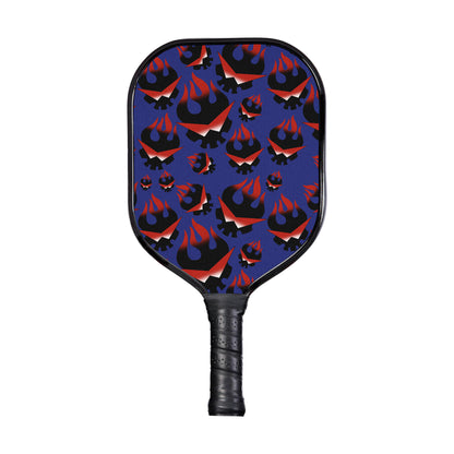 Custom Kamina’s Great Flaming Skull Tengen Toppa Gurren Lagann Pickleball Paddle