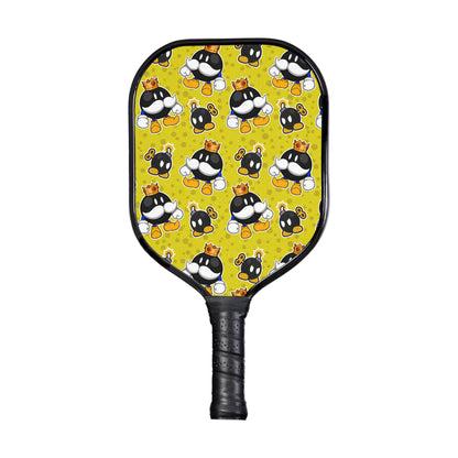 Custom King Bob Omb Super Mario Bros Pickleball Paddle