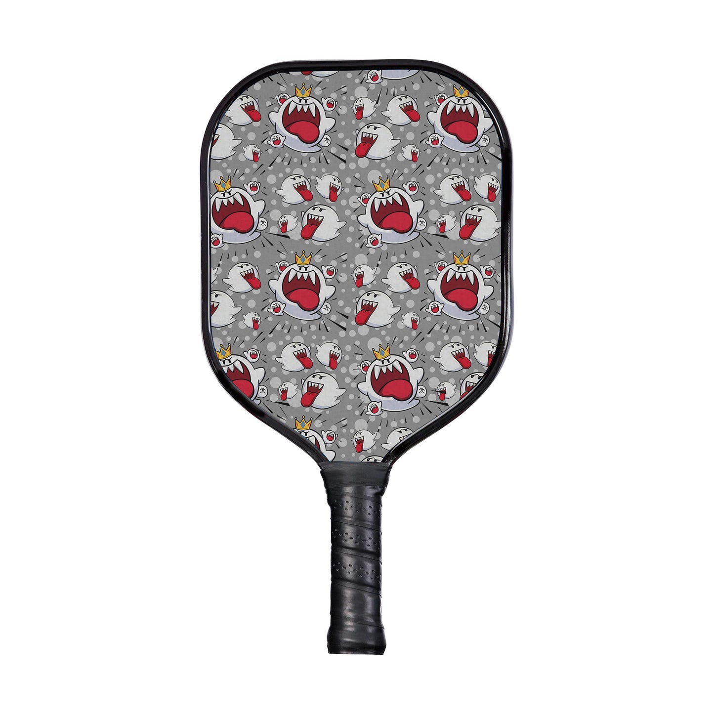 Custom King Boo and Boo Ghosts Super Mario Bros Pickleball Paddle