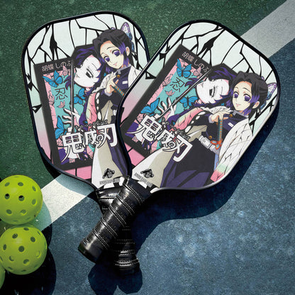 Custom Kocho Shinobu Haori Demon Slayer Pickleball Paddle