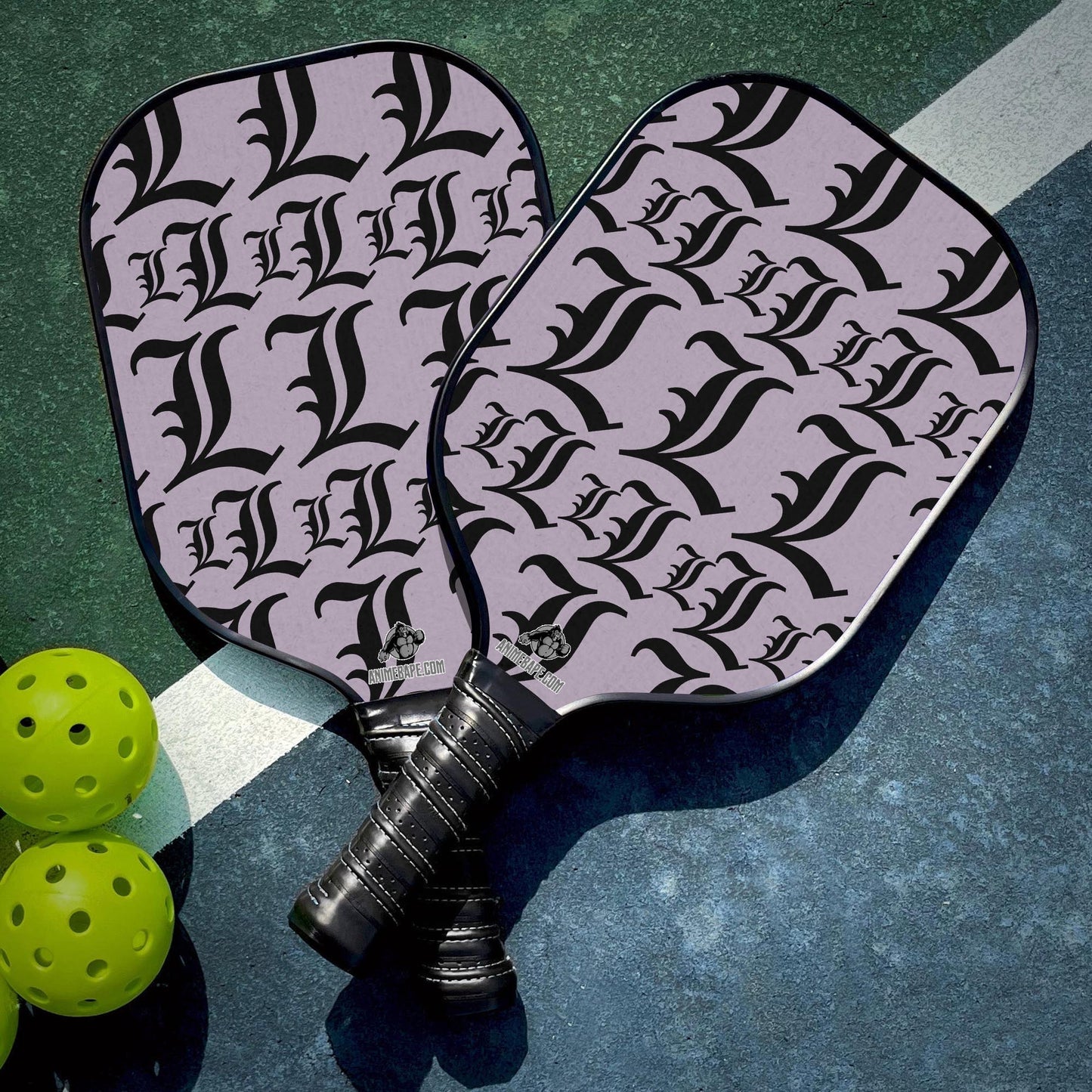 Custom L Symbol Death Note Pickleball Paddle