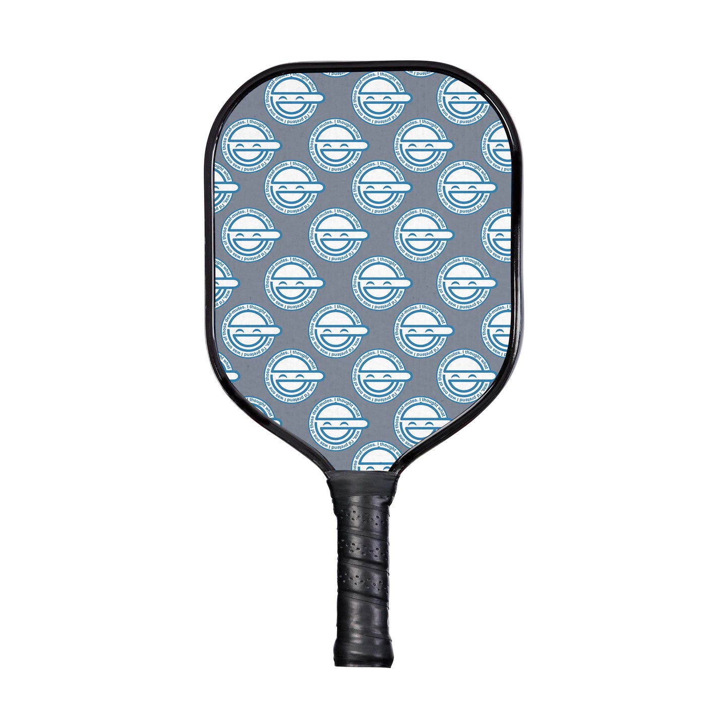 Custom Laughing Man Ghost in the Shell Pickleball Paddle