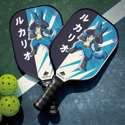 Custom Lucario Attack Pokemon Pickleball Paddle