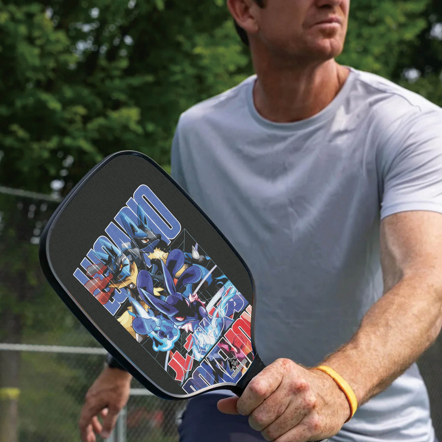 Custom Lucario Pokemon Pickleball Paddle