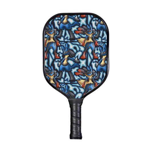 Custom Lucario x Mega Lucario Pokemon Pickleball Paddle