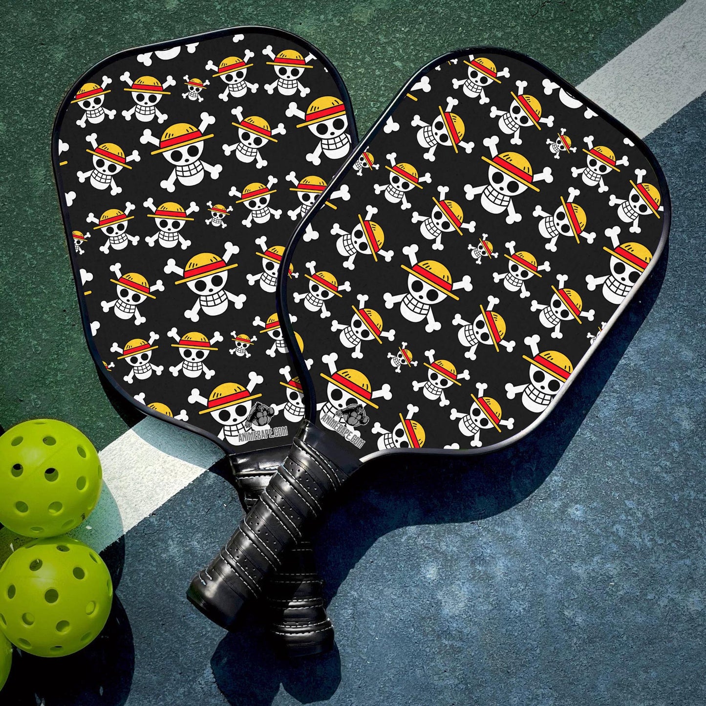 Custom Luffy One Piece Pickleball Paddle