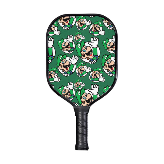 Custom Luigi Super Mario Pickleball Paddle