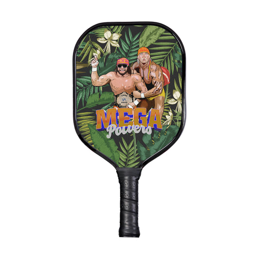 Custom Macho Man And Hulkmania Power Pro Wrestling Pickleball Paddle