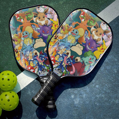 Custom Magical Creatures Pokemon Pickleball Paddle