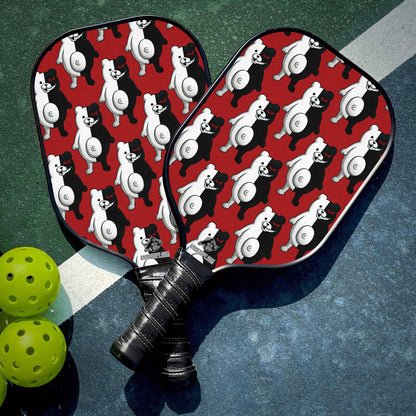 Custom Monokuma Danganronpa Pickleball Paddle