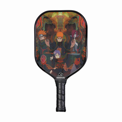 Custom Naruto Neon Bond Akatsuki Pickleball Paddle