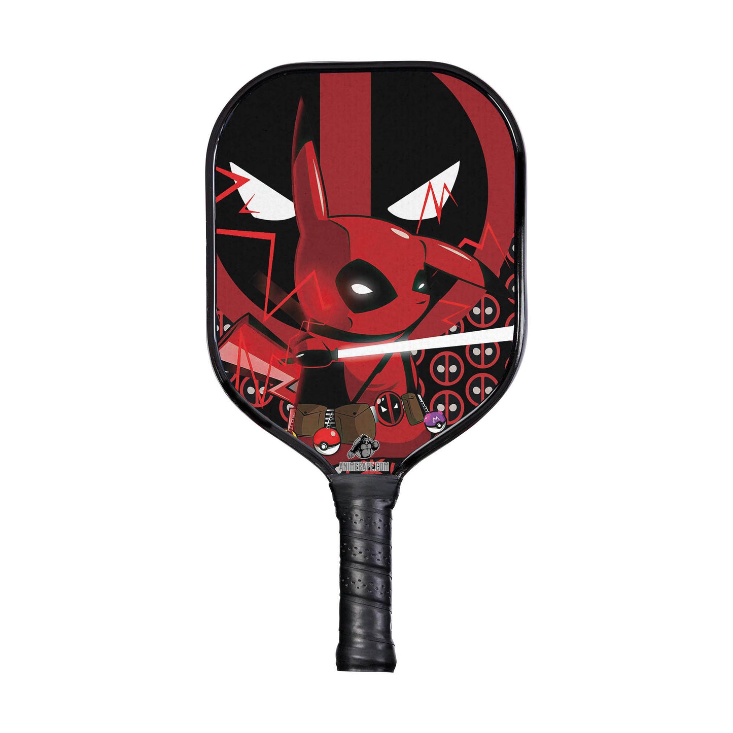 Custom Pikachu Deadpool Pickleball Paddle