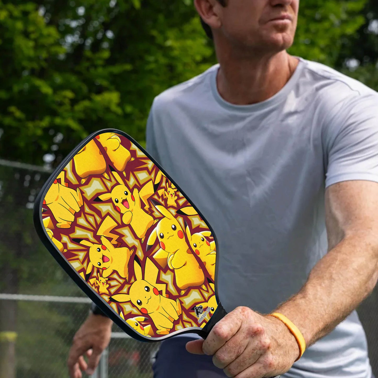 Custom Pikachu Pokemon Pickleball Paddle