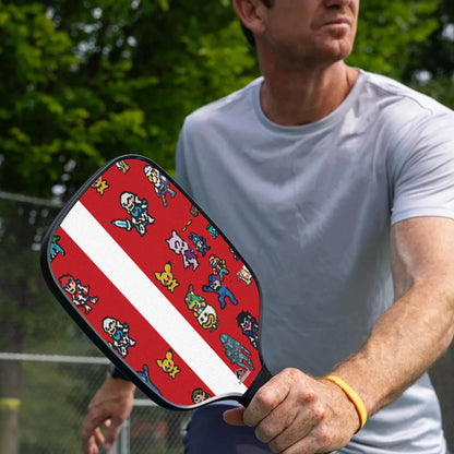 Custom Pixel Smash Super Smash Bros Pickleball Paddle