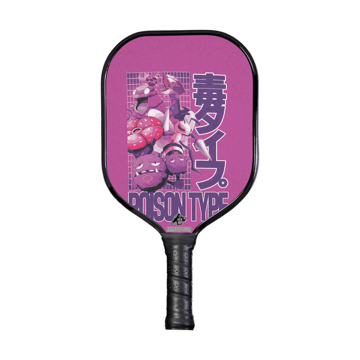 Custom Poison Type Pokemon Pickleball Paddle