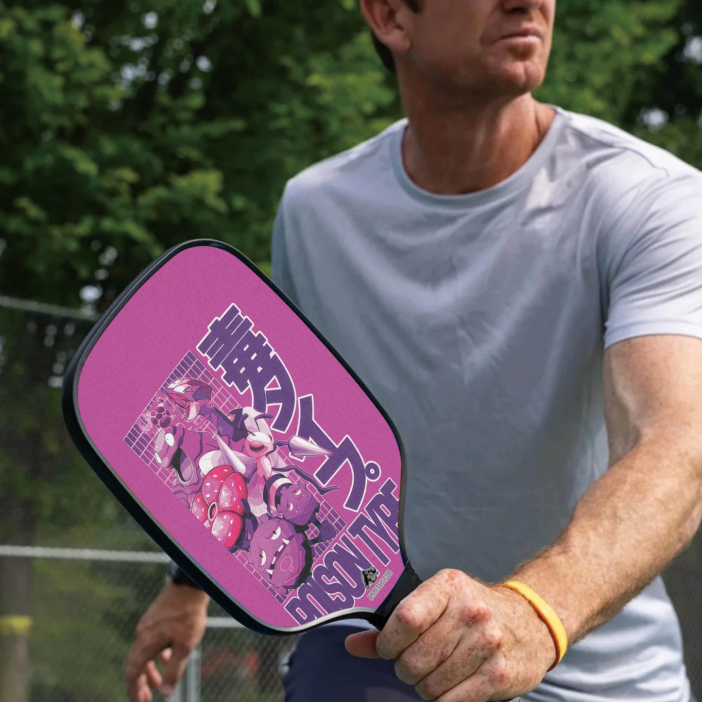 Custom Poison Type Pokemon Pickleball Paddle