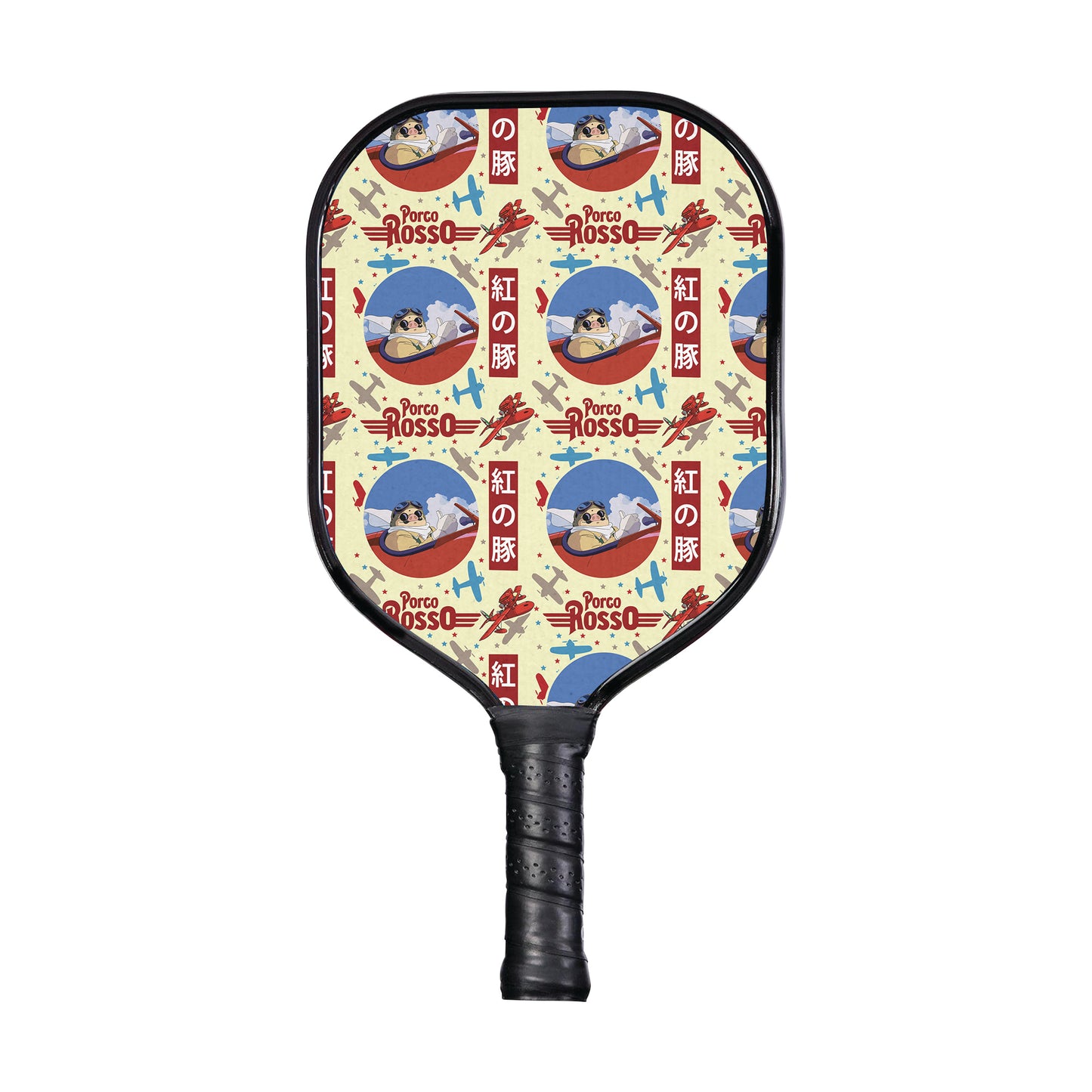 Custom Porco Rosso Studio Ghibli Pickleball Paddle