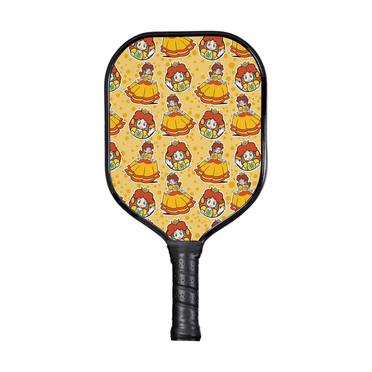 Custom Princess Daisy Super Mario Bros Pickleball Paddle