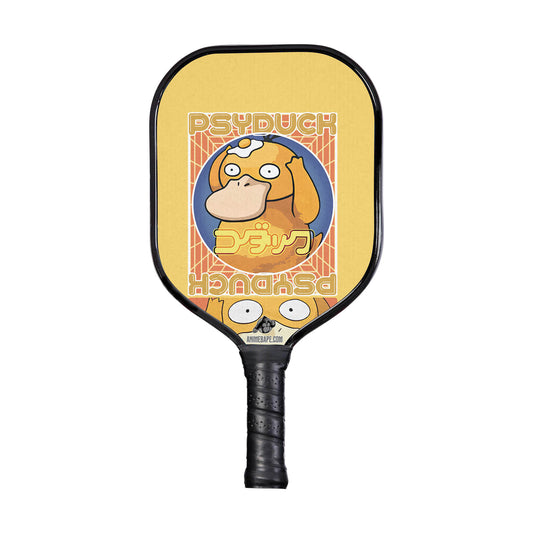 Custom Psyduck Pokemon Pickleball Paddle