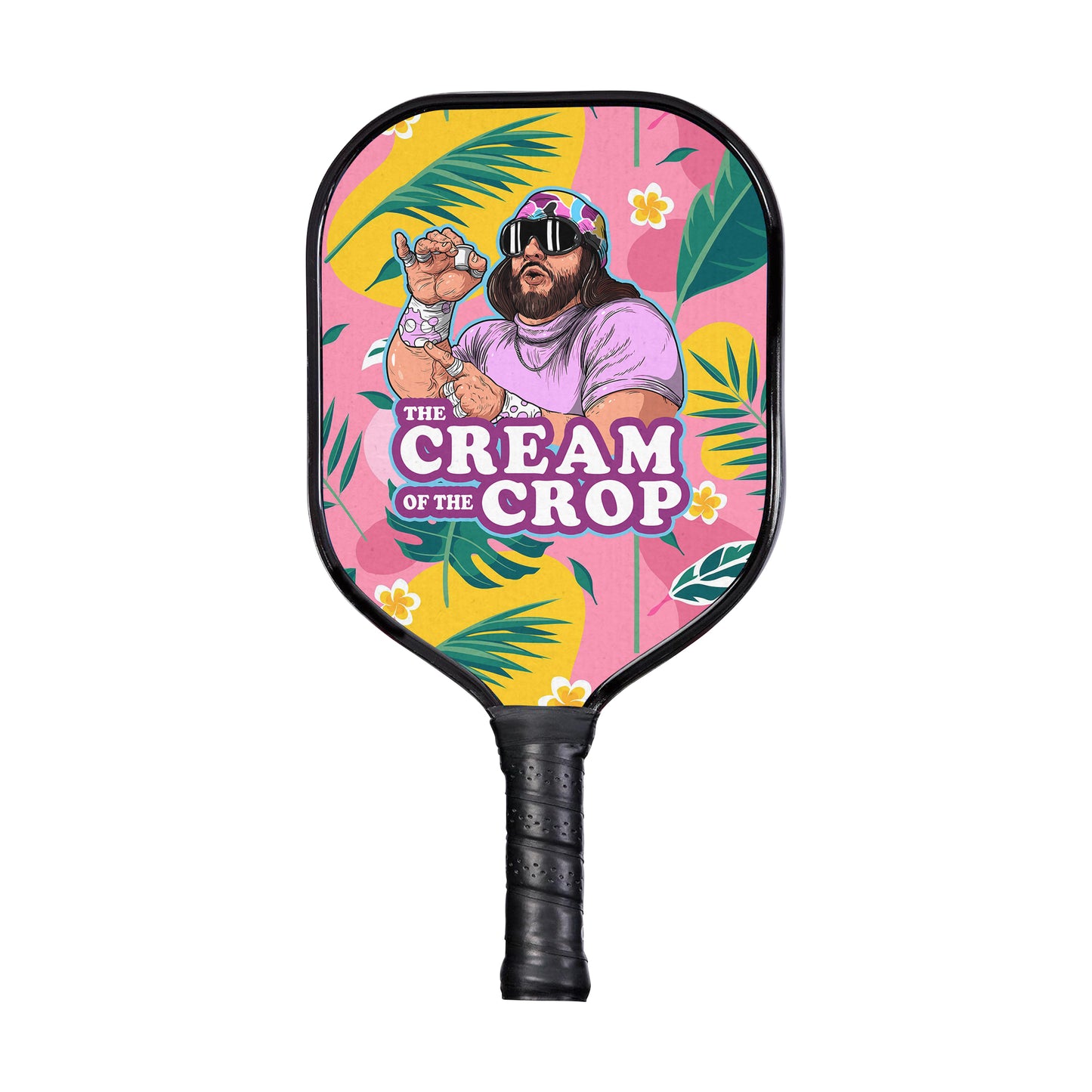 Custom Randy Savage – Macho Man The Cream of the Crop Pro Wrestling version 3 Pickleball Paddle