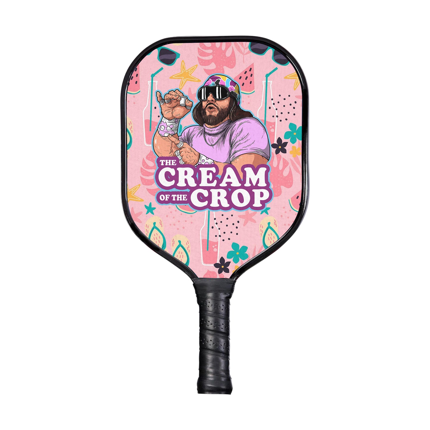 Custom Randy Savage – Macho Man The Cream of the Crop Pro Wrestling version 4 Pickleball Paddle