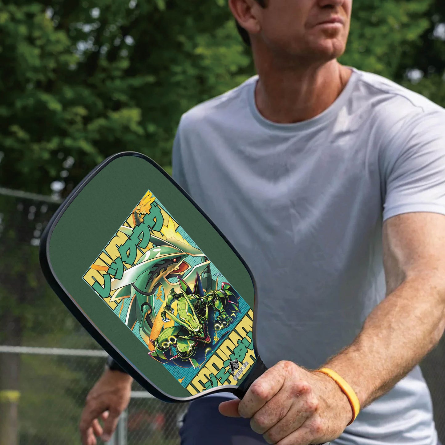 Custom Rayquaza Pokemon Pickleball Paddle