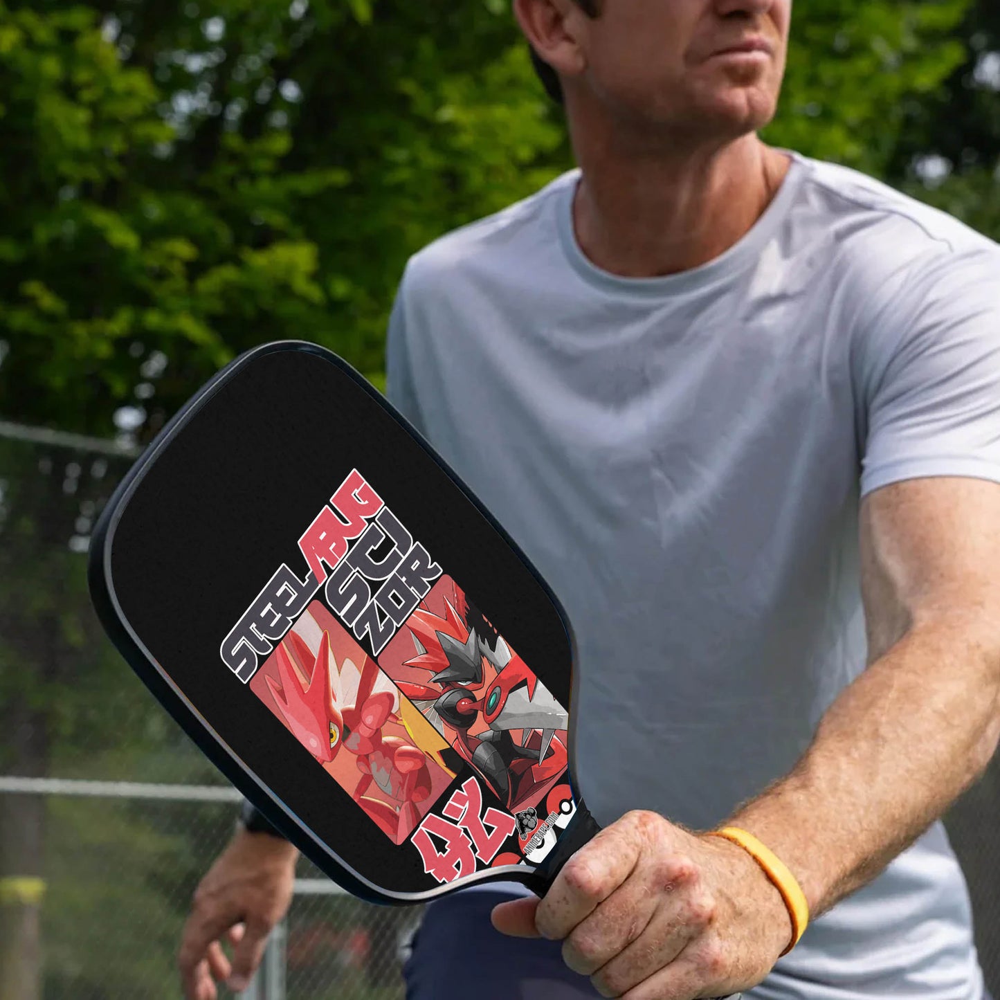 Custom Scizor Pokemon Pickleball Paddle