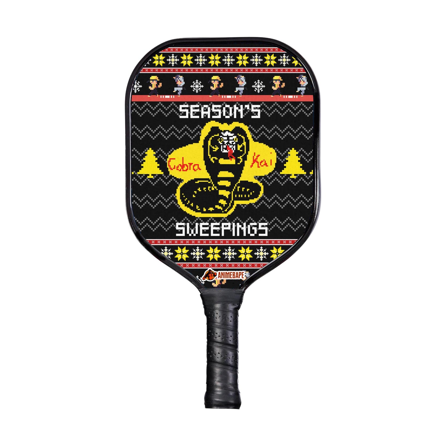 Custom Season_s Sweeping Cobra Kai Pickleball Paddle