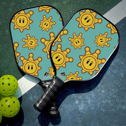 Custom Shine Sprite Super Mario Sunshine Pickleball Paddle