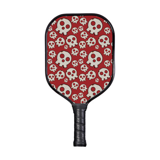 Custom Skull Emblem Fire Force Pickleball Paddle