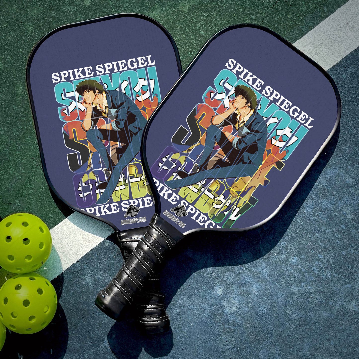 Custom Spike Spiegel Cowboy Bebop Pickleball Paddle