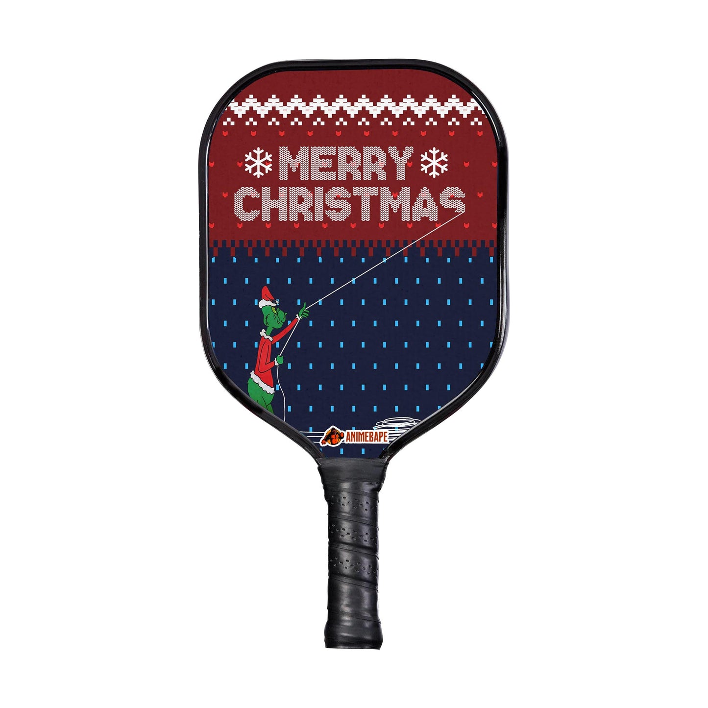 Custom Stealing Christmas Dr. Seuss Grinch Pickleball Paddle