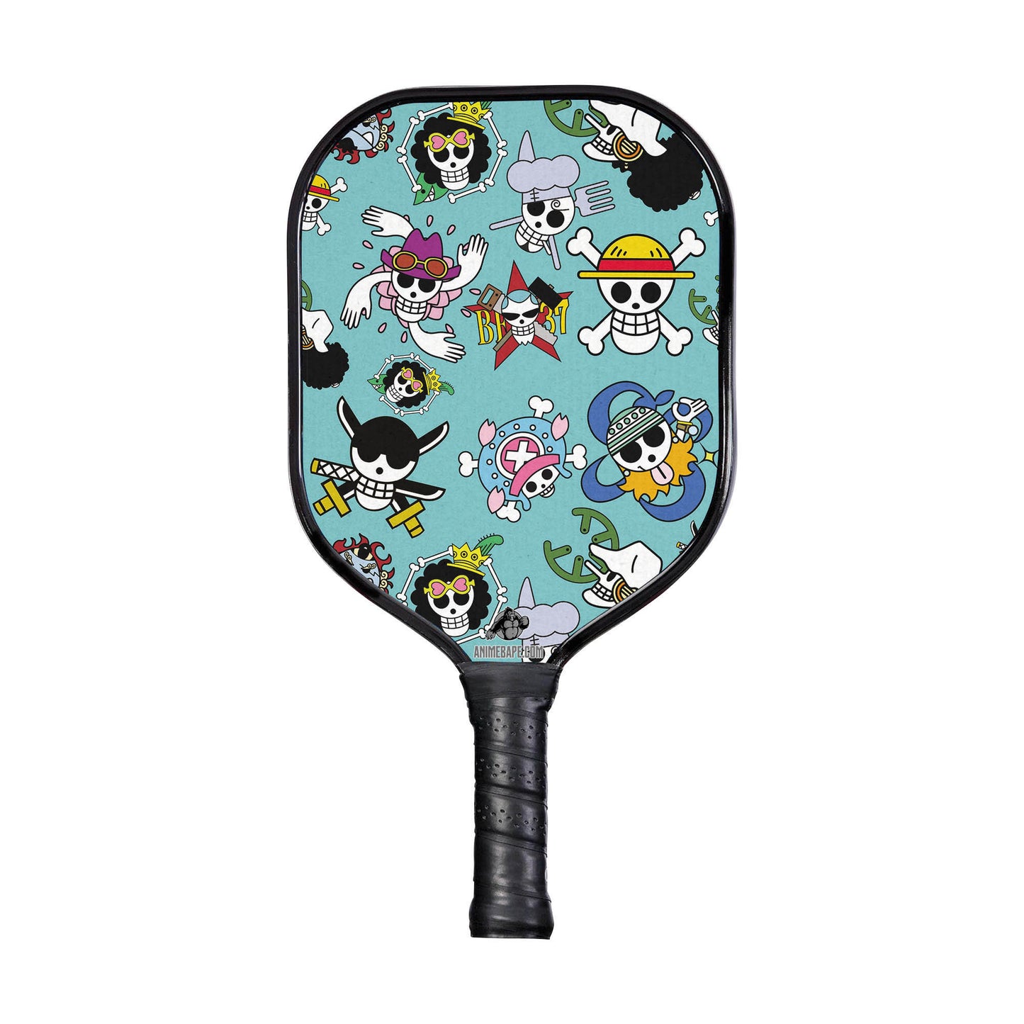 Custom Strawhats Jolly Roger One Piece Pickleball Paddle