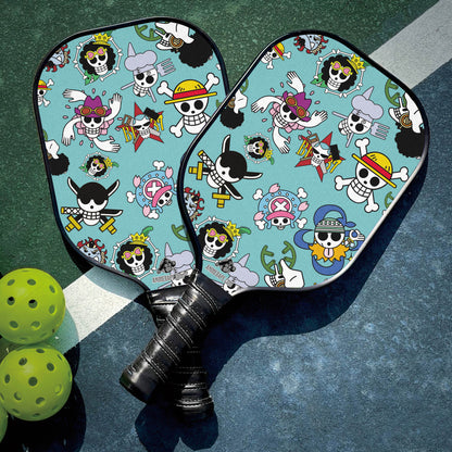 Custom Strawhats Jolly Roger One Piece Pickleball Paddle