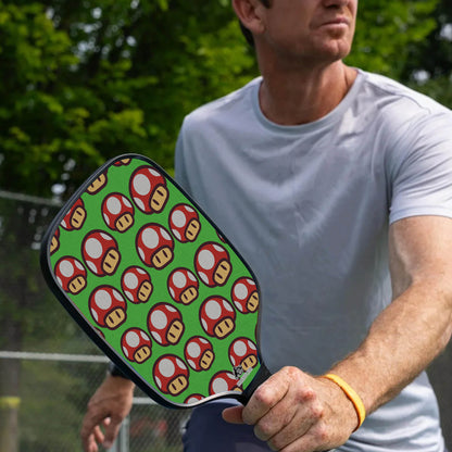 Custom Super Mushroom Super Mario Pickleball Paddle