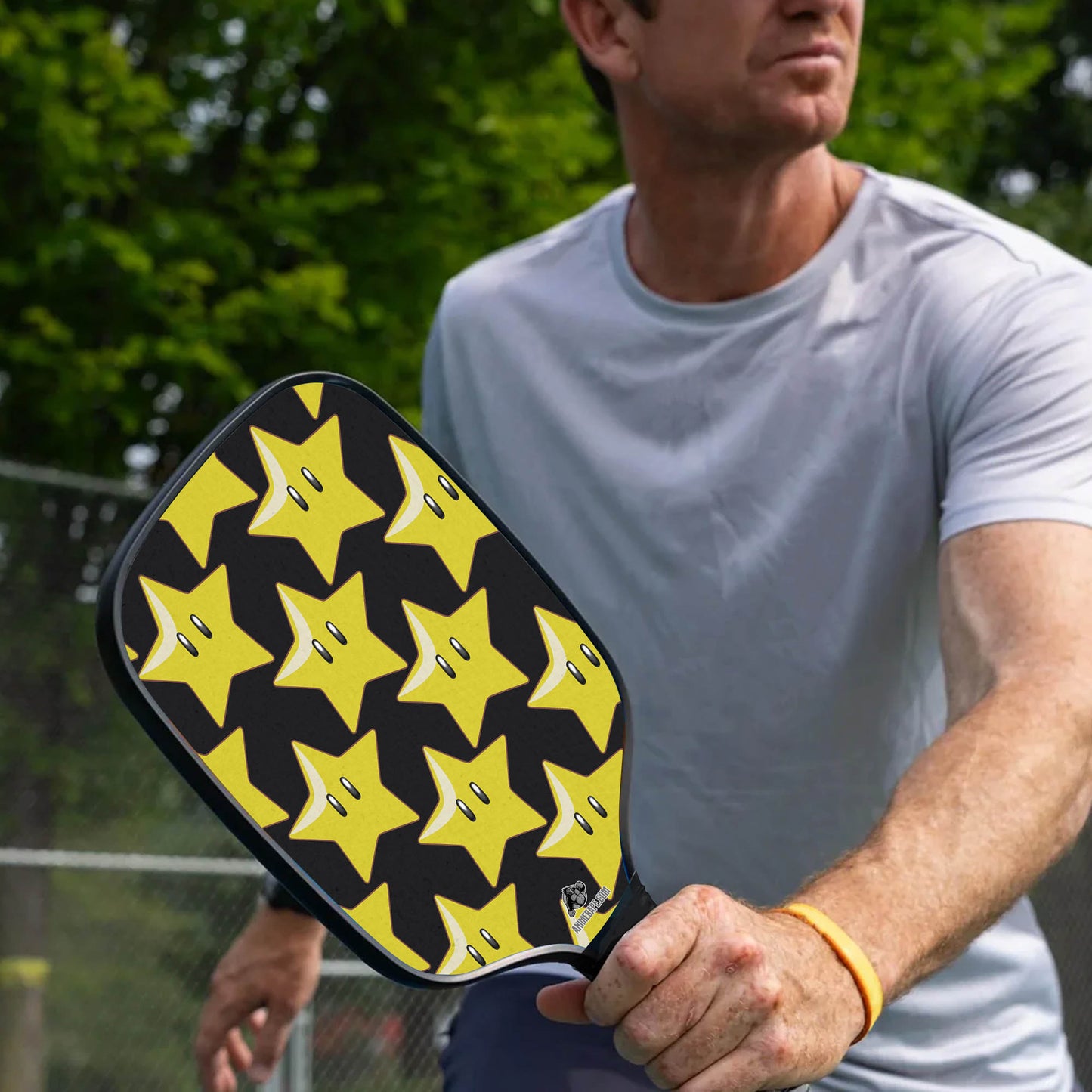 Custom Super Star Super Mario Pickleball Paddle