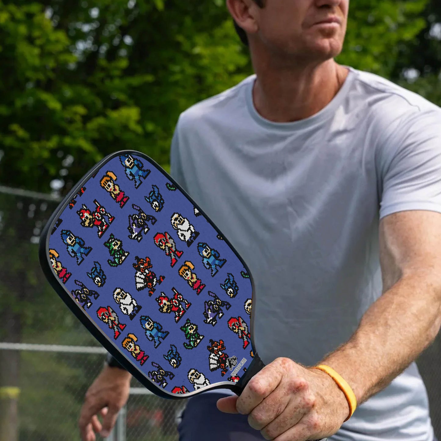 Custom Team Mega Man Pickleball Paddle