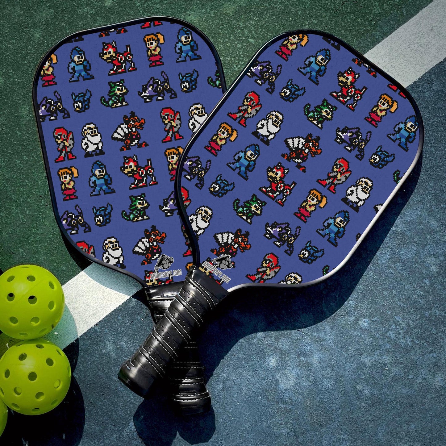 Custom Team Mega Man Pickleball Paddle