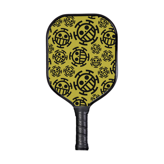 Custom Trafalgar Law Jolly Roger One Piece Pickleball Paddle