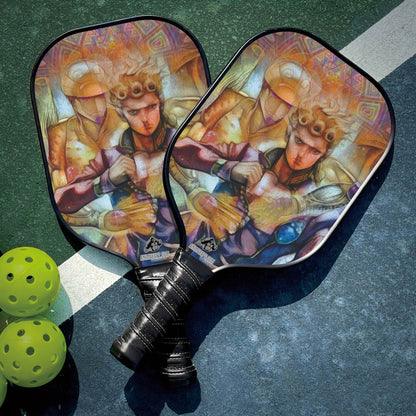 Custom Trippy Giorno Giovanna Golden Wind Jojo_s Bizarre Adventure Pickleball Paddle