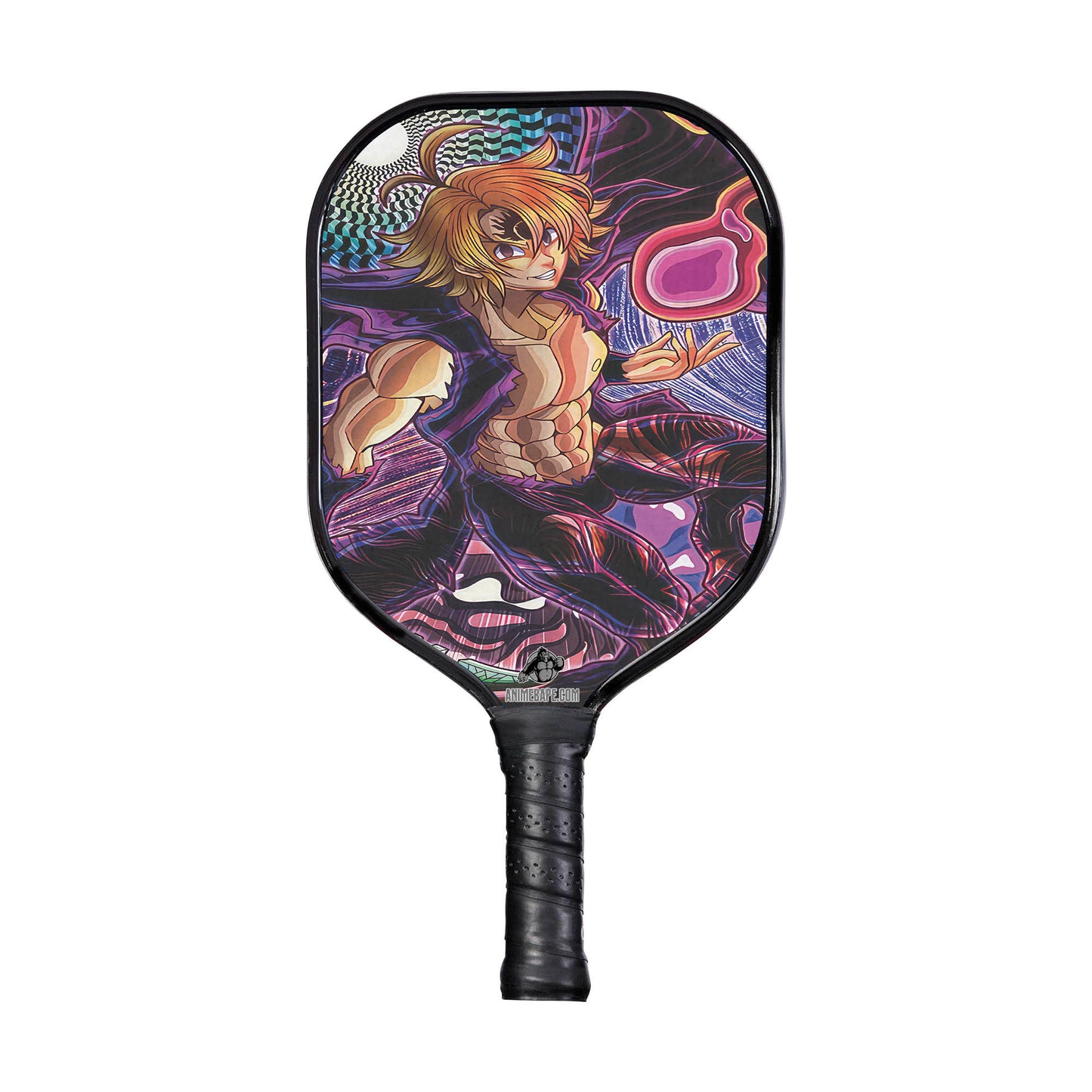 Custom Trippy Meliodas Assault Mode Seven Deadly Sins Pickleball Paddle