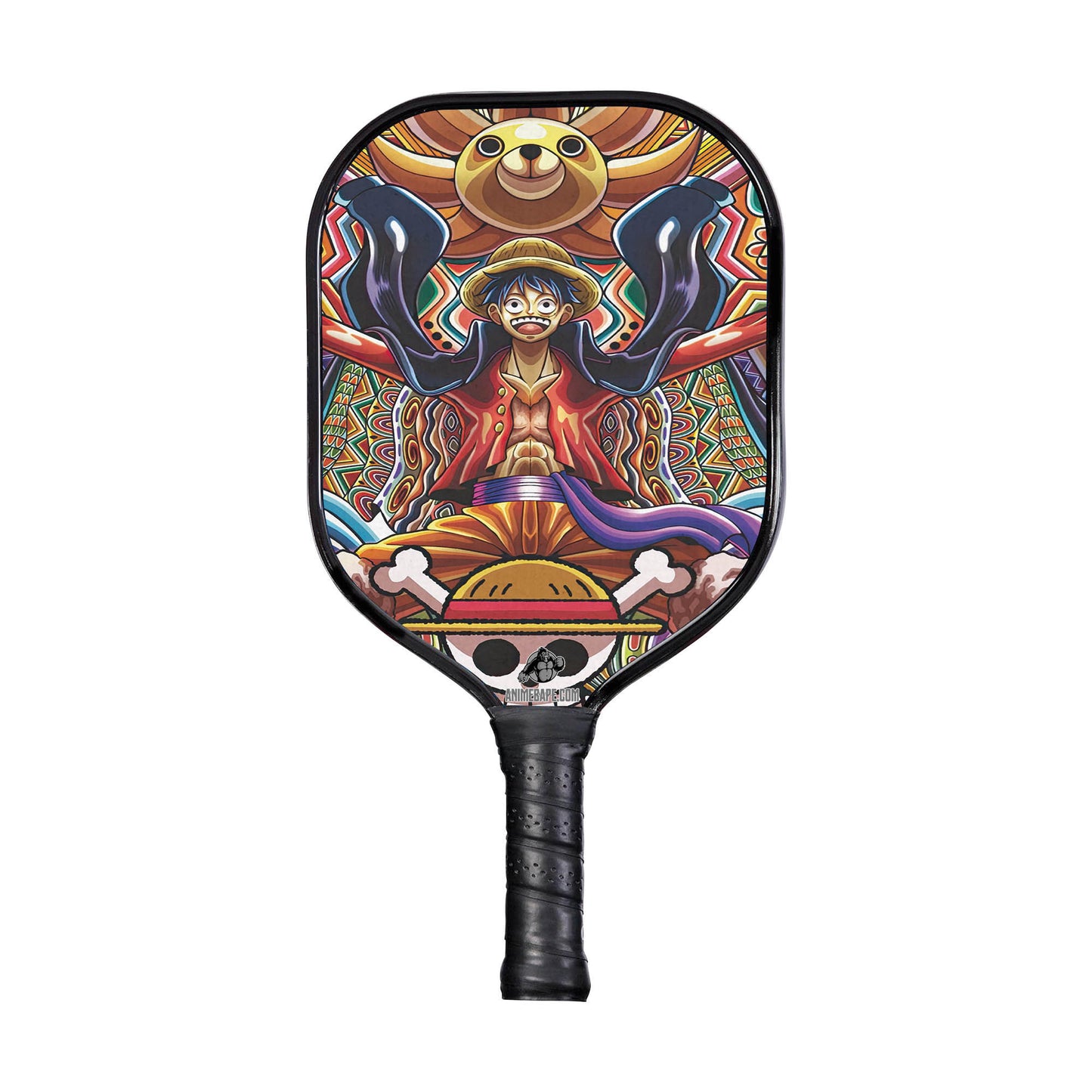 Custom Trippy Monkey D. Luffy One Piece Pickleball Paddle