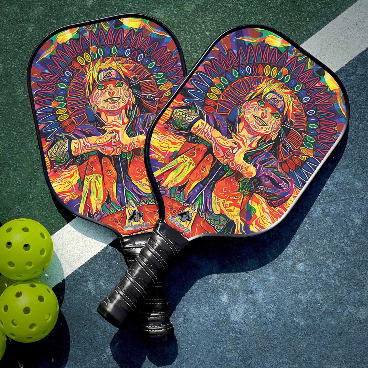 Custom Trippy Naruto Pickleball Paddle