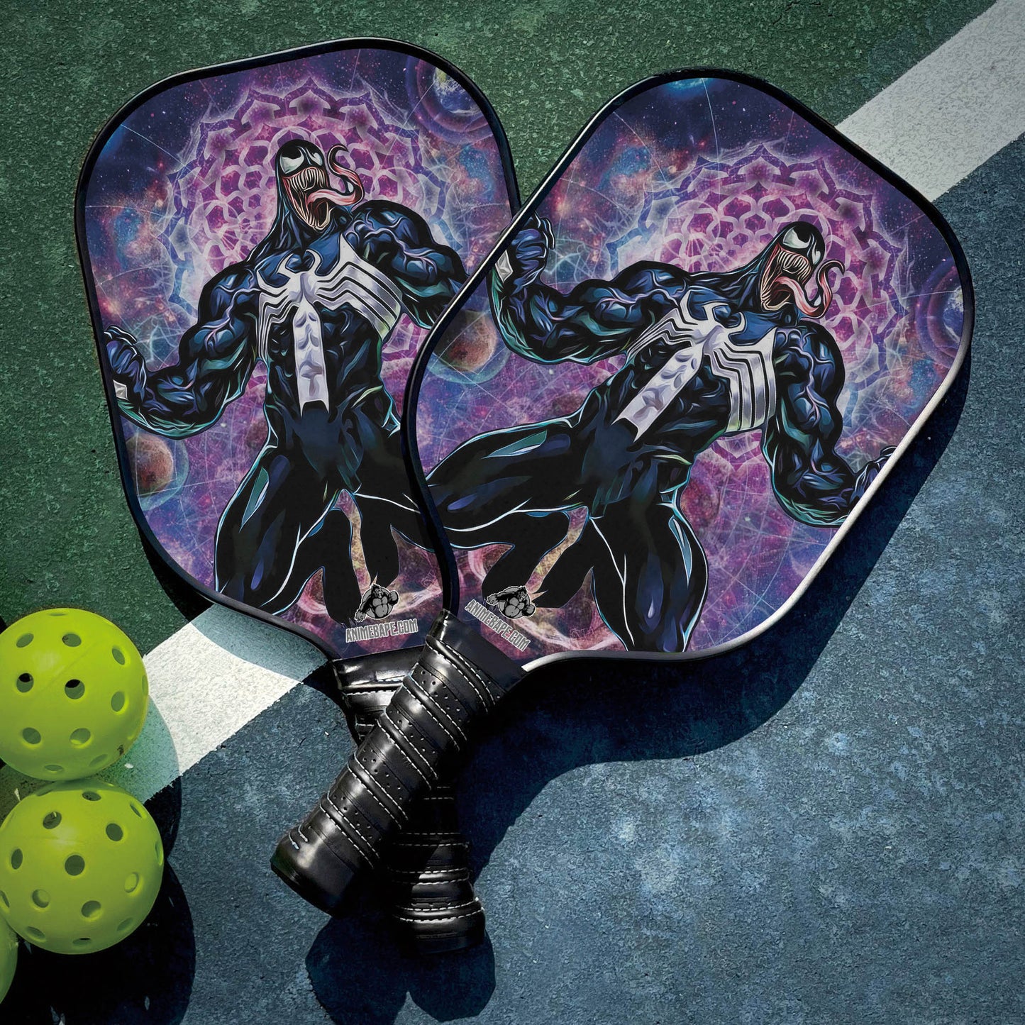 Custom Trippy Venom Marvel Pickleball Paddle